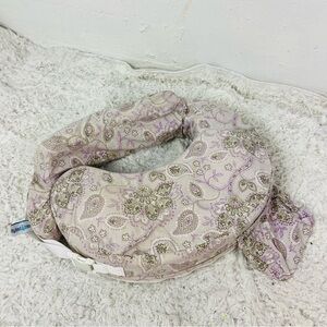 My Brest Friend nursing pillow with a paisley print cover